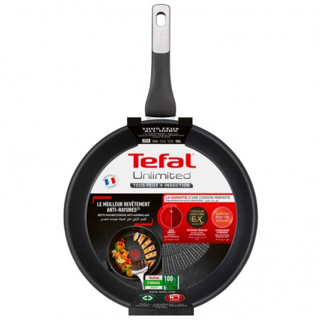 Tefal Poêle 20cm Unlimited - Résistante aux rayures - Tous feux - G2550243